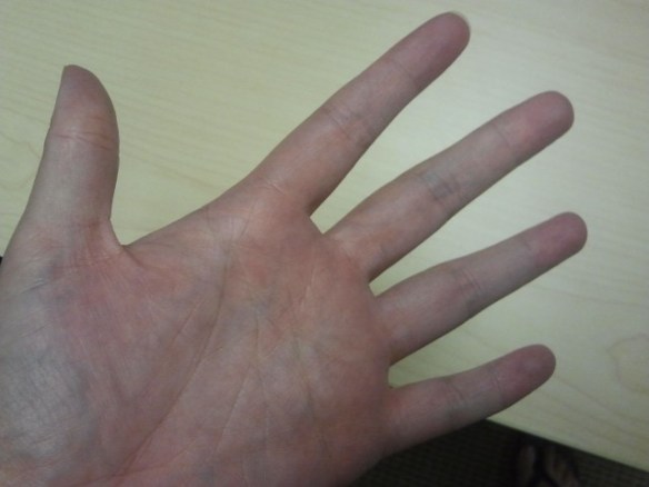 veiny hand