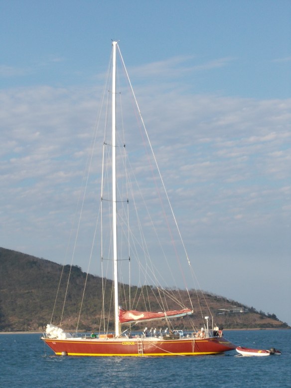 The Condor in the waters of the Whitsundays, off the east coast of Australia
