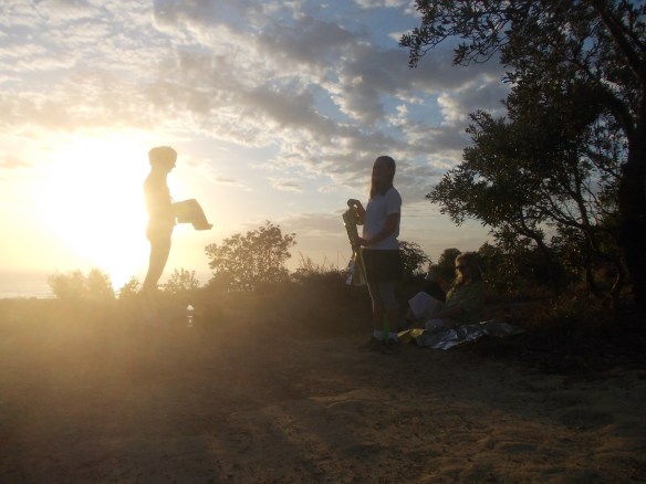 Waiting for the eclipse