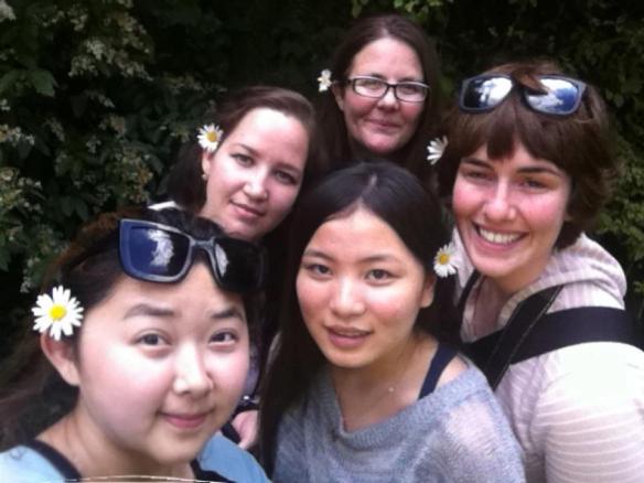 Thanks for the excellent road trip! (Xi Xi, Natalia, me, Rachel, Vasha; photo by Xi Xi)