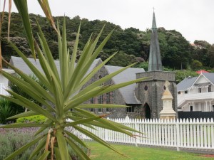 Lest we forget that though the buildings look European, we are not in Europe: palm trees