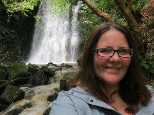 catlins waterfall supremely happy