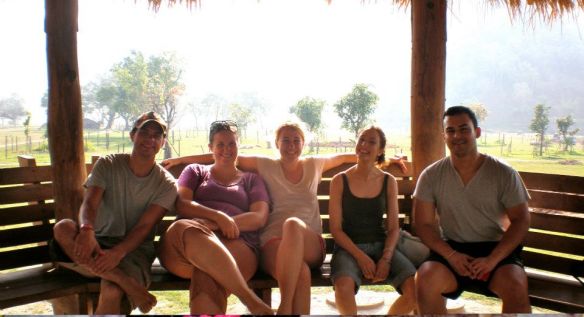 Luke, me, Charlotte, Jane, and Claudio