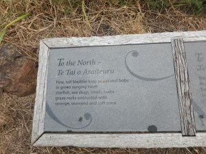 Plaques of ridiculous poetry lined the walk out there