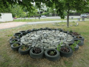 Memorial to the 185 killed in the 2011 earthquake
