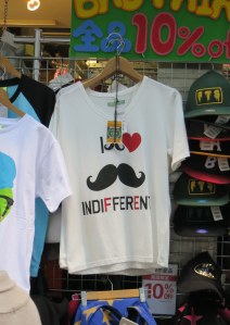 Hipster on a t-shirt