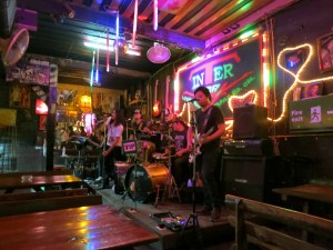 Thai cover band--they tore through rock hits for a good hour