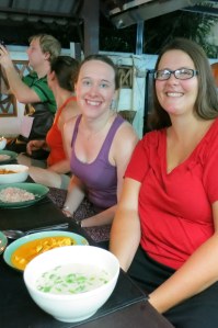 With the meals we cooked at Asia Scenic Cooking School