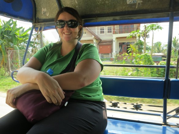 In the 40,000 kip tuk-tuk