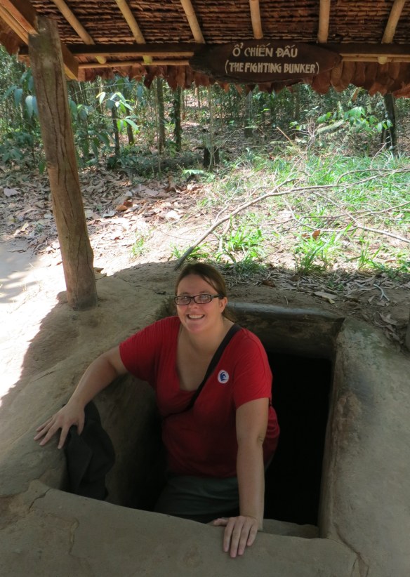 I'm smiling because I haven't gone underground yet