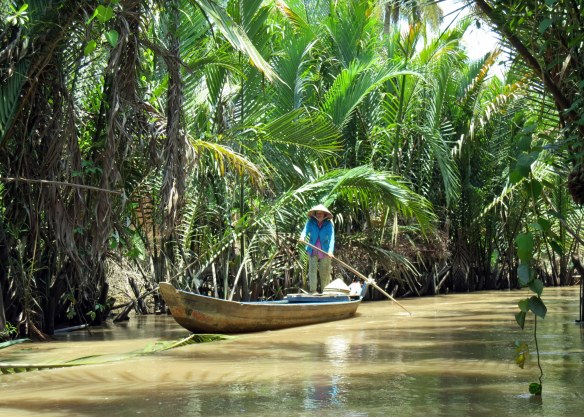 On a peaceful boat ride