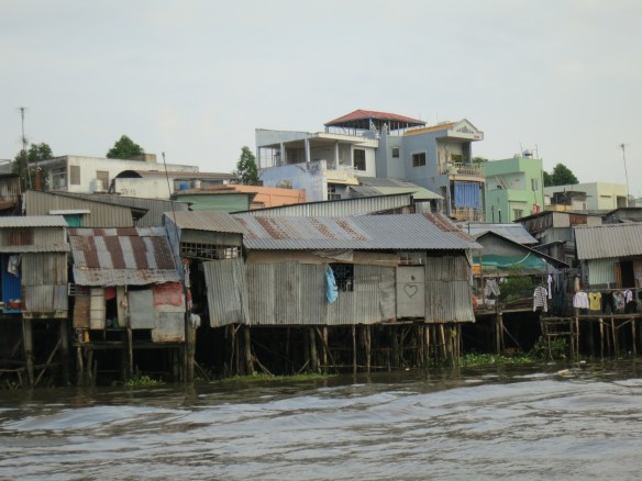Housing along the river