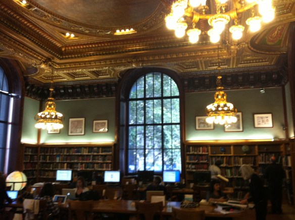 The Map Room of the New York Public Library