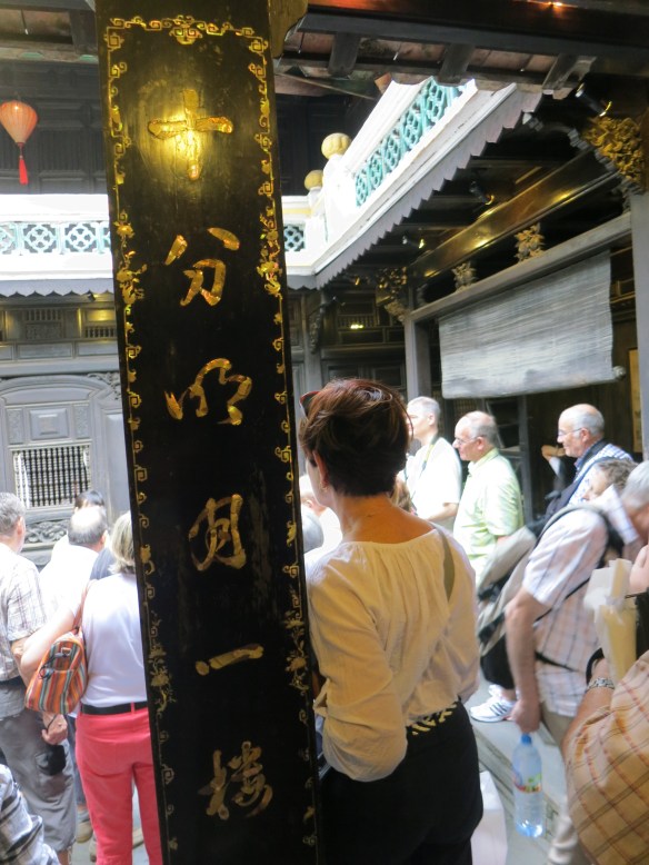 Mother-of-pearl inlay in the Tan Ky House