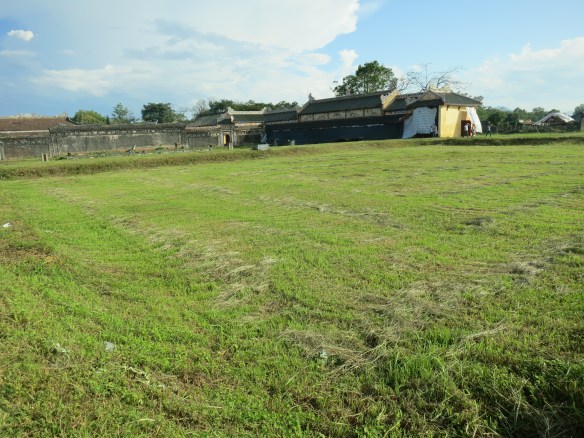 Looking out over the few remains of the innermost palace