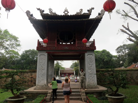 This structure is so iconic that it's been made the symbol of Hanoi.