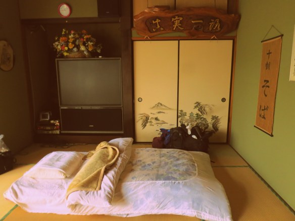 A comfortable floor futon