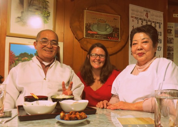 Kuni and Kumiko, my gracious and generous hosts