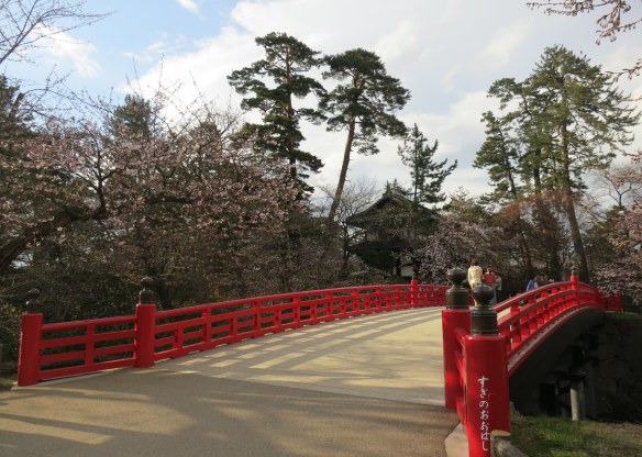 One of the serene bridges of the castle grounds