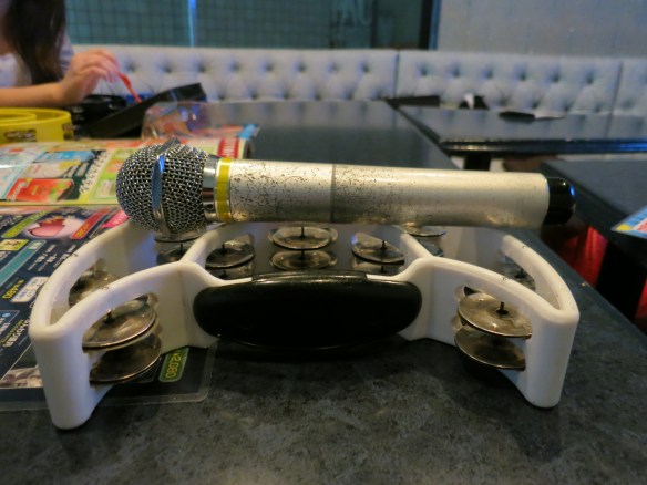 You can pick out your own tambourine when you sign up for a room