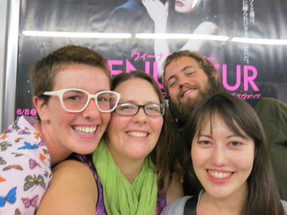 Vasha, me, Dar, and Takako--a great night out