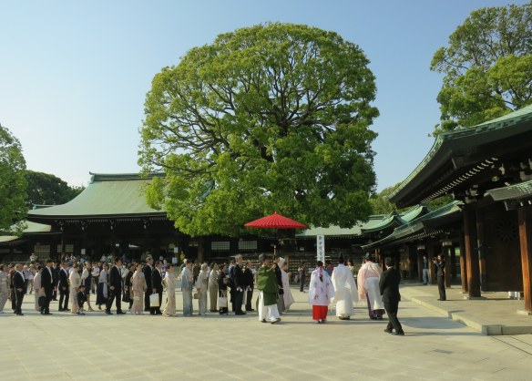 A wedding procession