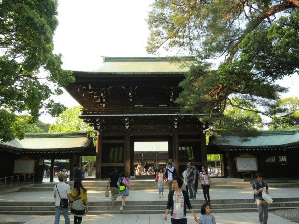 The front of the shrine