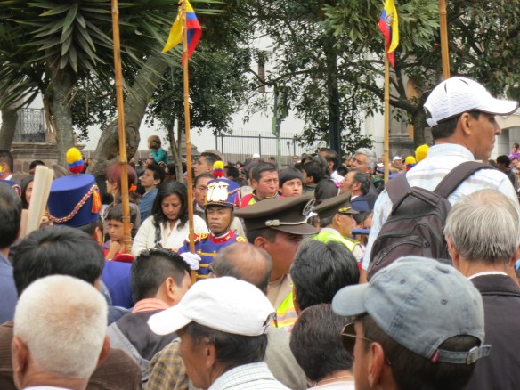 A large crowd turned out