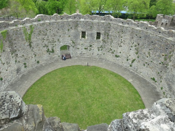 Inside the keep