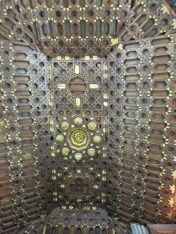 The ceiling of the choir at San Francisco