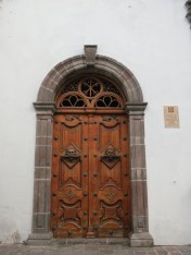 The austere exterior of the cathedral