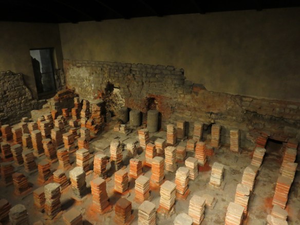 Foundations from one of the steam rooms