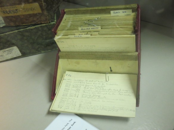 Some of the many files the codebreakers worked with