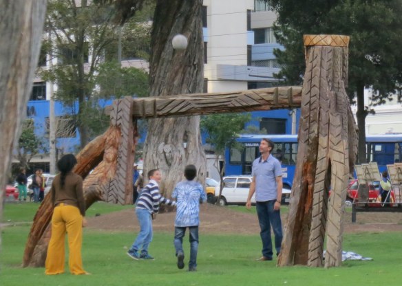 Volleyball is big here