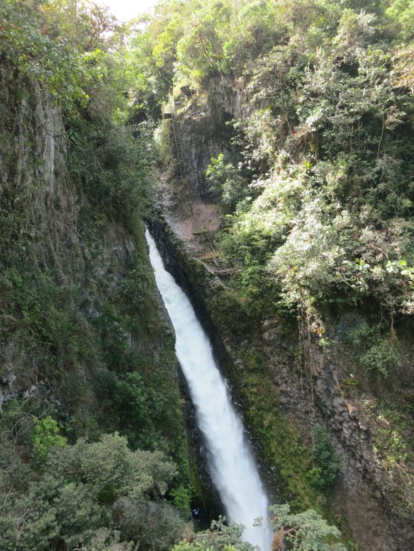 The final waterfall on the trip