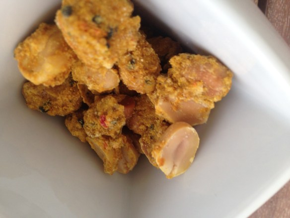 Cumin-encrusted nuts