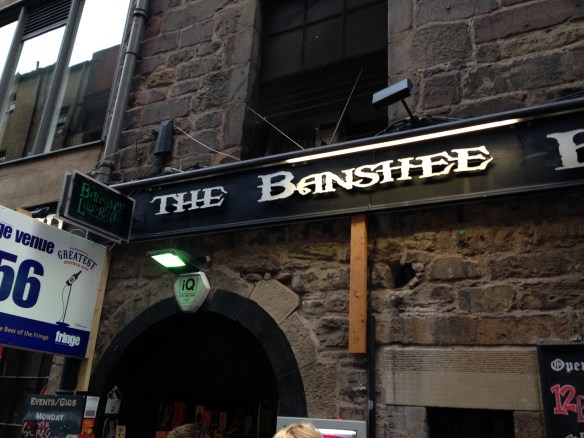 The Banshee Labyrinth, home of most spoken word acts of the PBH Free Fringe, friendly bartenders, good fun