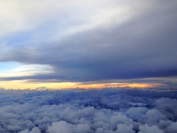 Sunset, Somewhere between London and Edinburgh