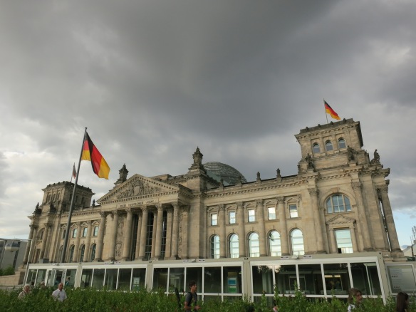 Bundestag (the preferred word to Reichstag, apparently), seat of the German government