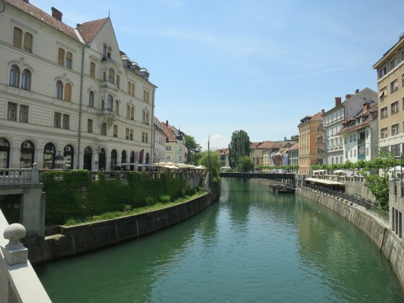 Along the Ljubljanica River