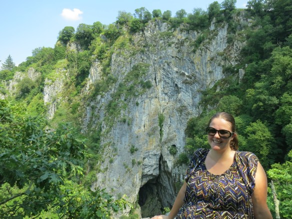 Light hiking outside Skocjan Caves