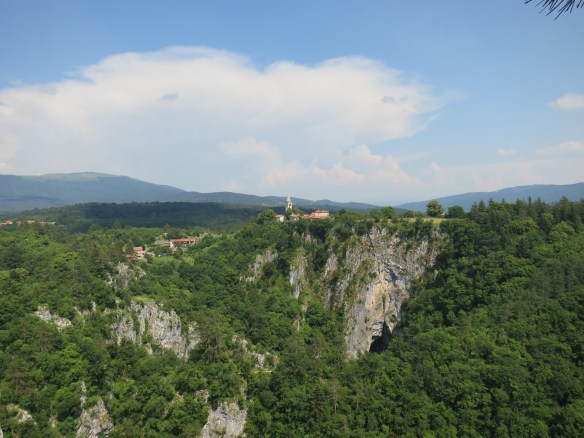 Looking across the valley