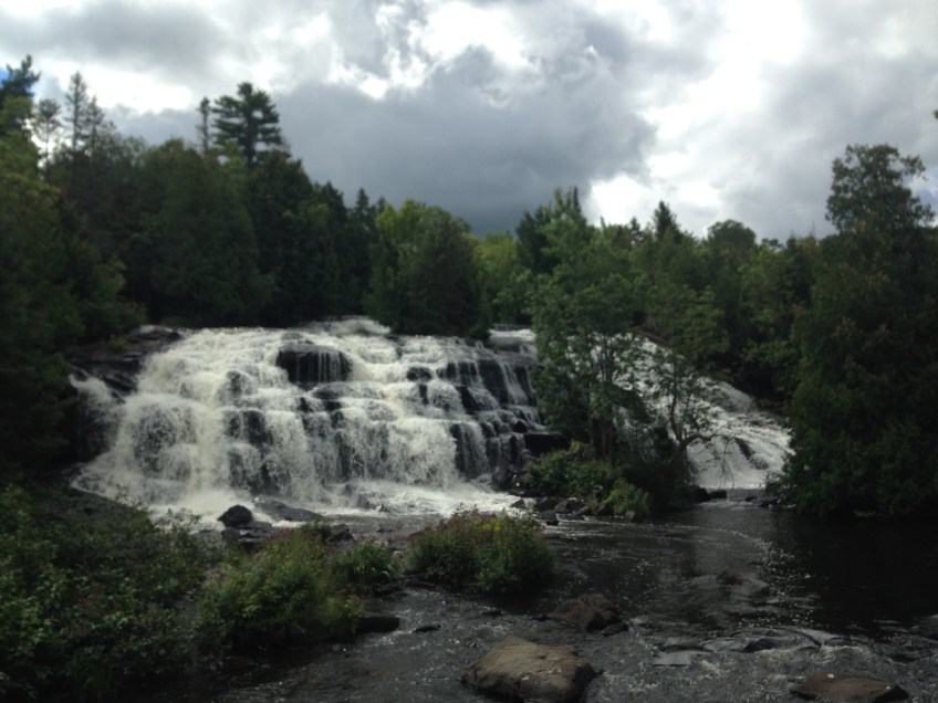 bond falls waterfalls upper peninsula michigan