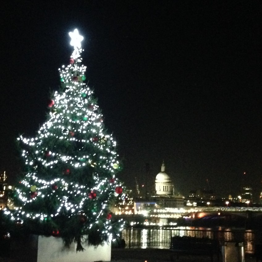 london christmas st pauls