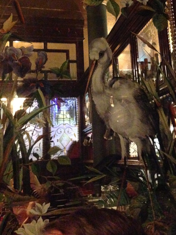 half moon pub london england stork